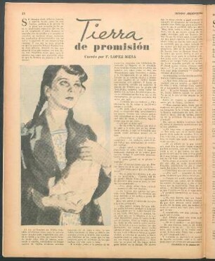 Tierra de promisión : Cuento por F. Lopez Mesa