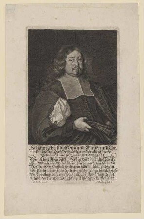 Bildnis des Johann Christoph Schmidt