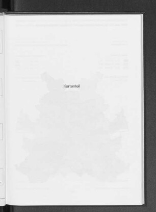 Kartenteil : Wahl zum XIII. Deutschen Bundestag am 16. Oktober 1994 in Hamburg