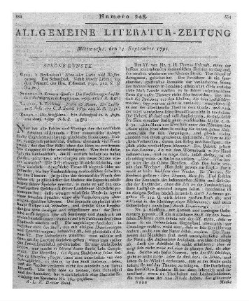 [Kosegarten, Gotthard Ludwig Theobul]: Ewalds Rosenmonde. - Berlin : Himburg, 1791