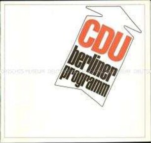 Parteiprogramm der CDU, beschlossen auf dem 16. Bundesparteitag im November 1968 in Berlin