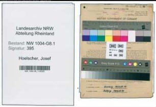 Entnazifizierung Josef Hoelscher , geb. 08.06.1913 (Konstrukteur)