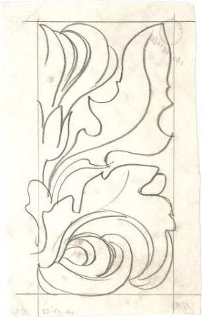 Pfann, Paul; München, Prinzregentenstr. 10; Haus Hartl - Blumenornament (Detail)