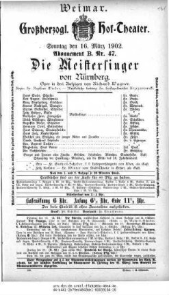 Die Meistersinger von Nürnberg