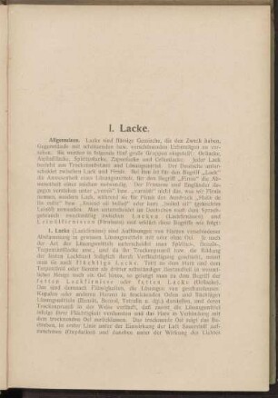 I. Lacke.
