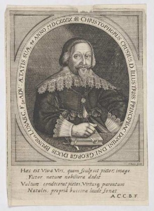Bildnis des Christophorus Crusius