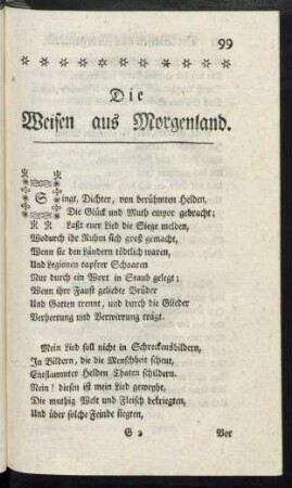 Die Weisen aus Morgenland.