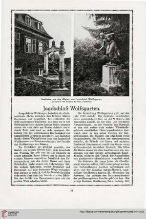30: Jagdschloß Wolfsgarten