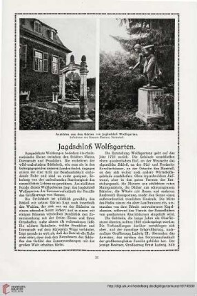30: Jagdschloß Wolfsgarten