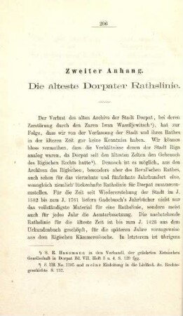 Zweiter Anhang