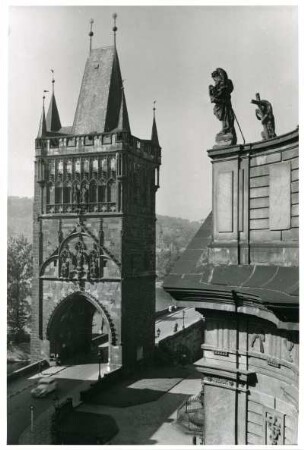Der altstädter Brückenturm, Prag, Böhmen und Mähren