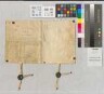 Vor Rynard Berk van Bauerhem, Statthalter und Lehnherr für Junker Albans von Curtenbach wegen seines Hofes Curtenbach bei Brunnsdal bekennt Junker Johann Buytz von Bencenraide u. s. Fr. Albertine von Curtenbach, daß er an den Prediger-Orden in Aachen gegeben hat "sund erff var eren ind frandhalft erffvar roggen der maisten von Herte op ondegend gelegen op der Bergh ole srent tymelft boynorbuttel (?) um off mge regnend am erffe Johan Hunen von Corpplmont gelegen". - 1482. Sint Simon und Juden dach der heyliger apostolen.