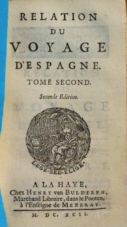 Relation Du Voyage D'Espagne, 2