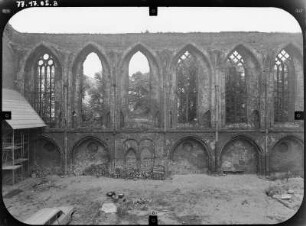 Neubrandenburg. Stadtkirche St. Marien. Inneres nach Norden