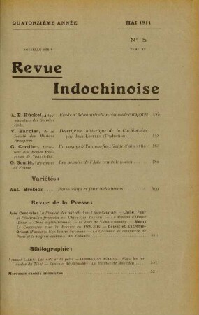 Mai 1911. No. 5