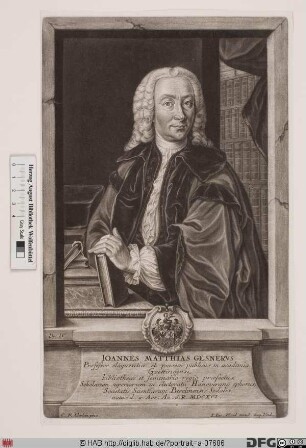 Bildnis Johann Matthias Gesner