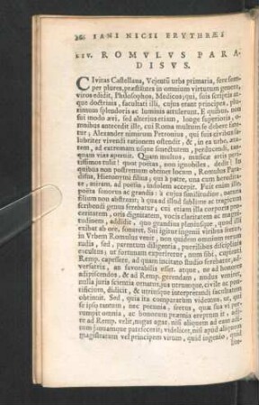 LIV. Romulus Paradisus.
