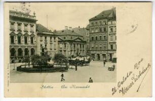Stettin - Am Rossmarkt.
