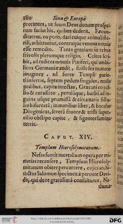 Caput XIV: Templum hierosolymitanum