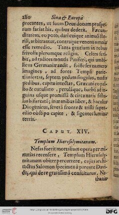 Caput XIV: Templum hierosolymitanum