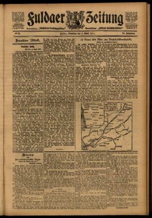Zweite Ausgabe vom Dienstag, den 09. April 1907.
