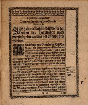 Christliche Leichpredigt, Bey dem Begräbnuß der ... Frawen Dorotheen, Des ... Friderici Balduini ... Ehelichen ... Hauß-Frawen ...