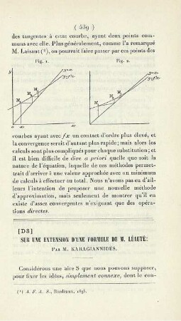 Sur une Extension d'une Formule de M. Léauté.