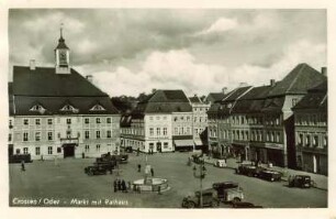 Postkarte, Crossen (Krosno Odrzańskie)