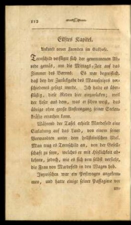 Eilftes Kapitel. Ankunft neuer Fremden im Gasthofe.