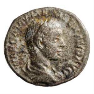 Münze, Denar, 223 n. Chr.