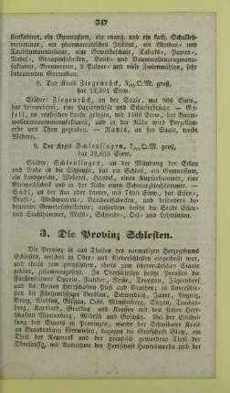 3. Die Provinz Schlesien