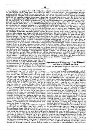 Schleiermachers Anschauungen über Pädagogik und deren Hilfswissenschaften