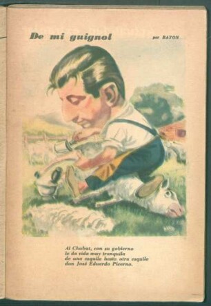 [...] don José Eduardo Picerno - [Caricatura] : De mi Guignol