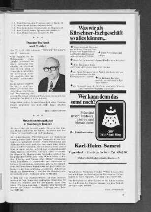 Neue Nachmittagskurse in Hamburger Museen