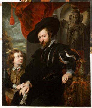 Peter Paul Rubens mit seinem Sohn Albert