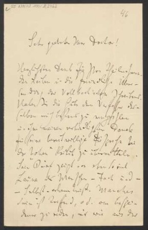Brief an B. Schott's Söhne : 16.02.1892