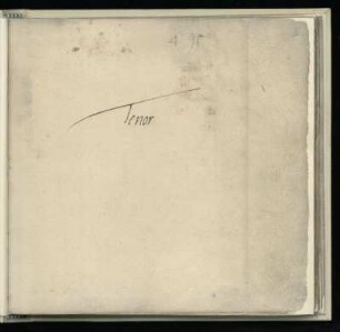 Motetten. Tenor : Fünf Stimmbücher