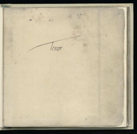 Motetten. Tenor : Fünf Stimmbücher