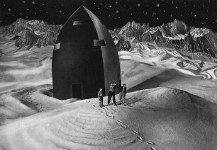 Frau im Mond