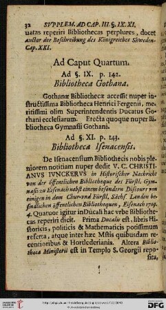 Ad Caput Quartum