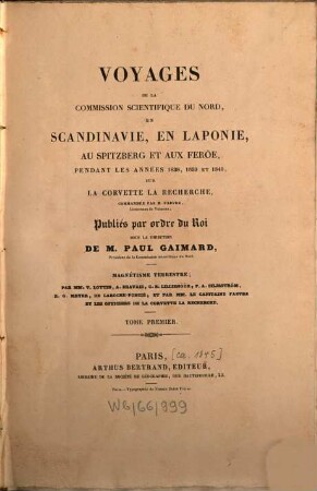 Magnétisme terrestre, 1