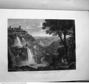Collezione di Vedute di Tivoli ed altri dintorni di Roma, Veduta principale delle grandi e piccole Cascatalle di Tivoli, e loro adiacenze