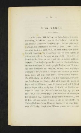Siebentes Kapitel. 1851-1854.