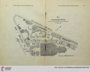 Plan des Ausstellungs-Parkes