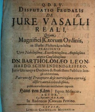 Disp. feud. de iure vasalli reali