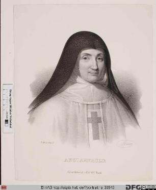 Bildnis Angélique-Marie de Sainte-Magdeleine (Taufn.: Jacqueline-Marie) Arnauld