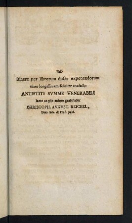 2r, De itinere per librorum docte ...