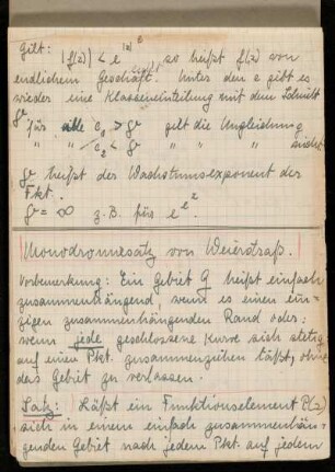 Monodromiesatz von Weierstraß.
