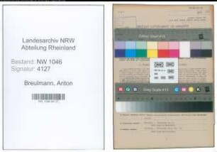 Entnazifizierung Anton Breulmann , geb. 08.04.1900 (Landwirt)