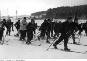 Altenberg, 2. Wintersportmeisterschaften des Landes Sachsen, Volkssport, Ablegen des Wintersport-Abzeichens, 16.-21. Januar 1951
